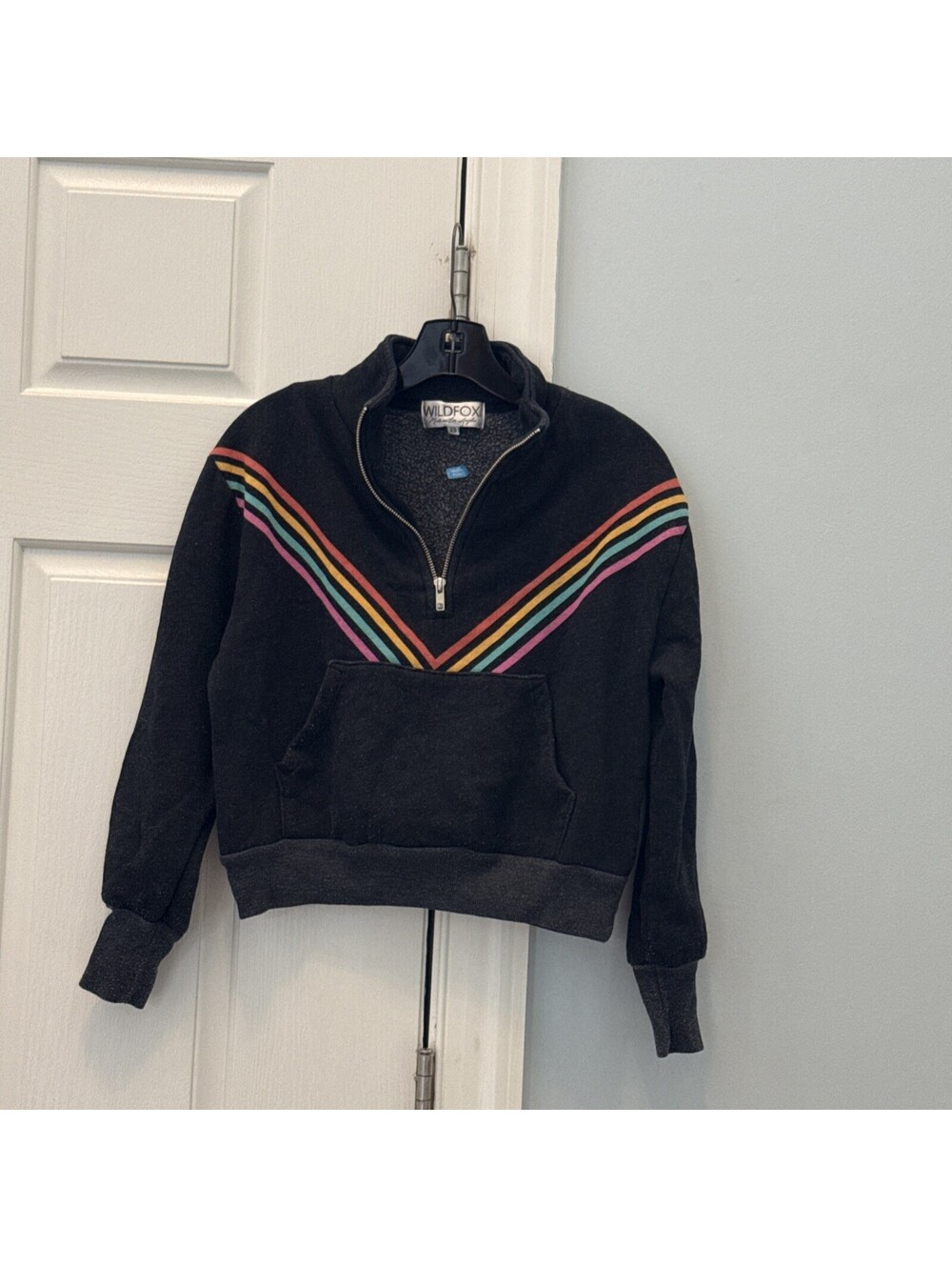 Wildfox Sweatshirt Half Zipped Size XS